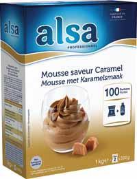 Mousse au caramel 1 kg 100 rations