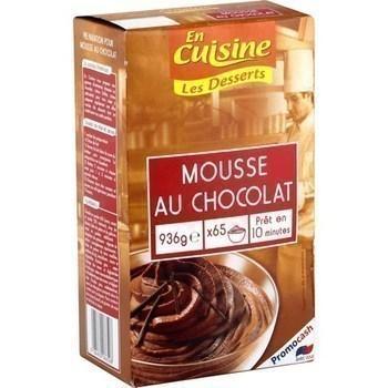 Mousse au chocolat 936 g environ 65 parts