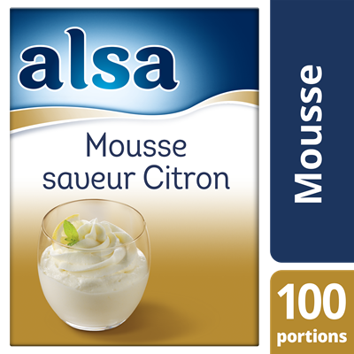 Mousse saveur citron 800 g 100 portions alsa