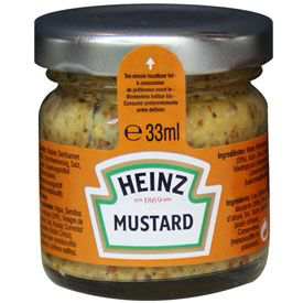 Moutarde 80 x 33 ml heinz 2