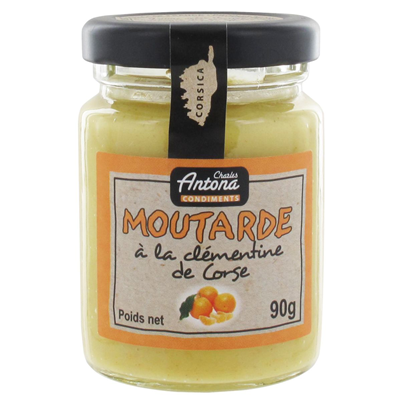 Moutarde a la clementine 90 g charles antona 1