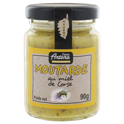 Moutarde au miel de corse pot 90 g charles antona 1