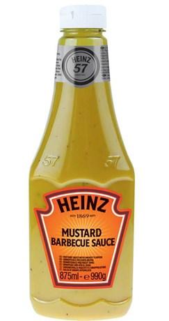 Moutarde barbecue sauce heinz 875 ml pour professionnels