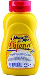 Moutarde de dijon flacon souple 265 g dijona