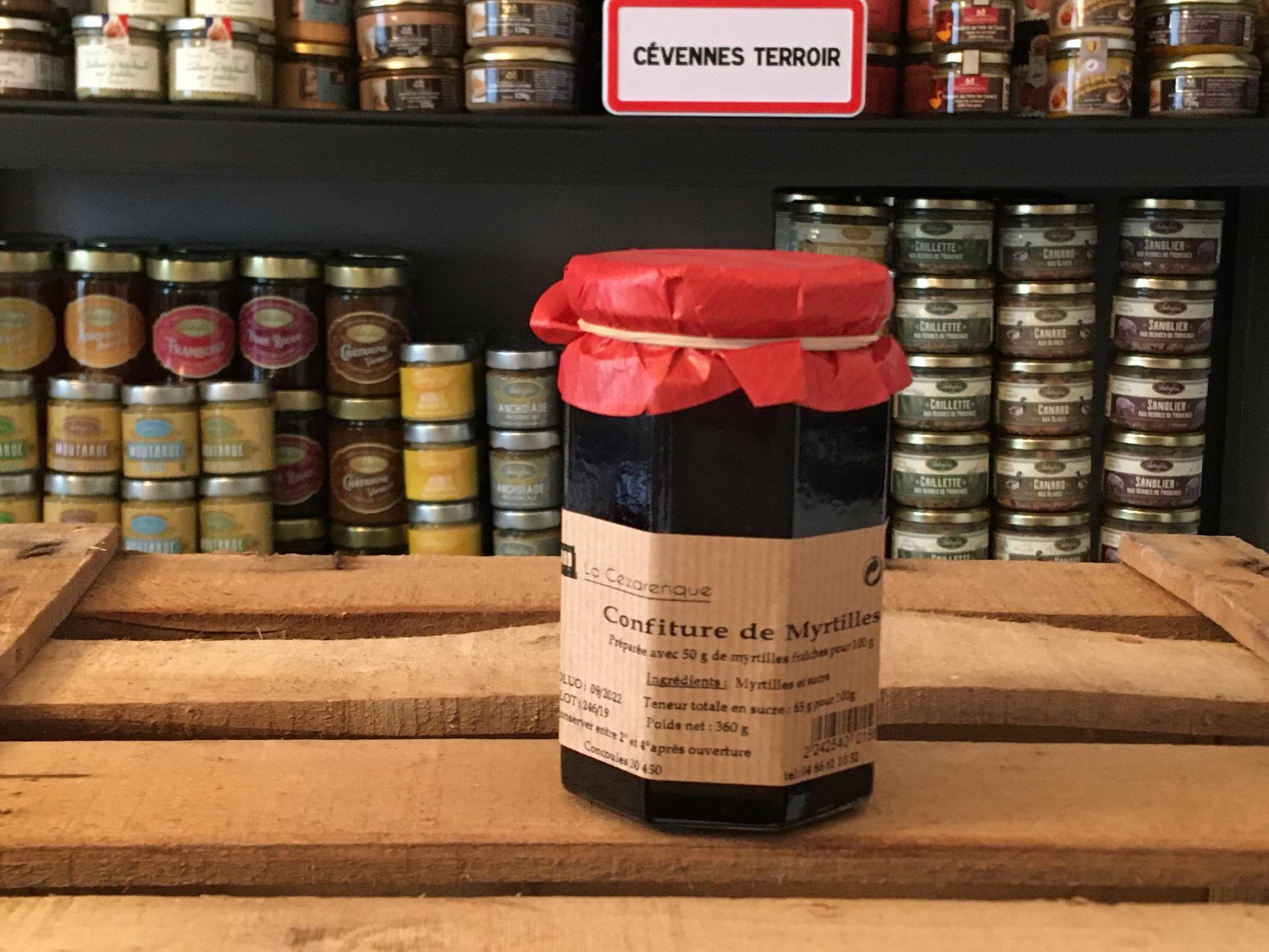 Myrtille 360g esat la cezarenque en cevennes concoules