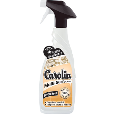 Nettoyant au savon noir 650 ml carolin