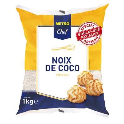 Noix de coco rapee 1 kg metro chef