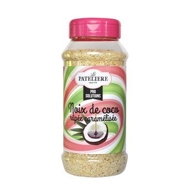 Noix de coco rapee caramelisee 335 g la pateliere 2