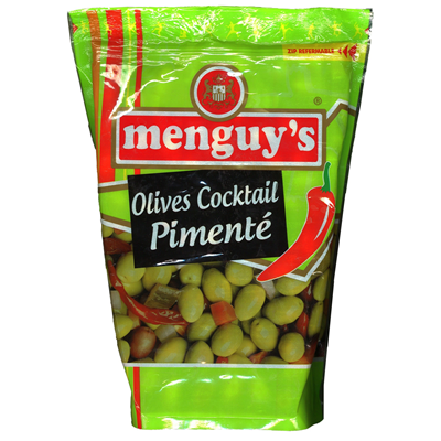 Olives cocktail pimente 936 g menguy s
