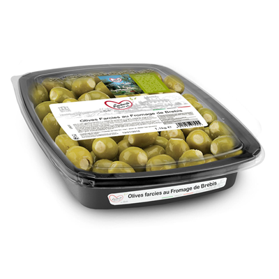 Olives farcies au fromage de brebis 1 kg
