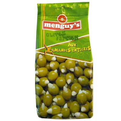 Olives farcies aux amandes entieres 150 g menguy s