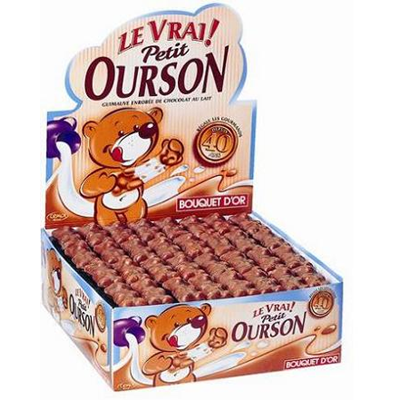 Oursons guimauve chocolat 160 pièces