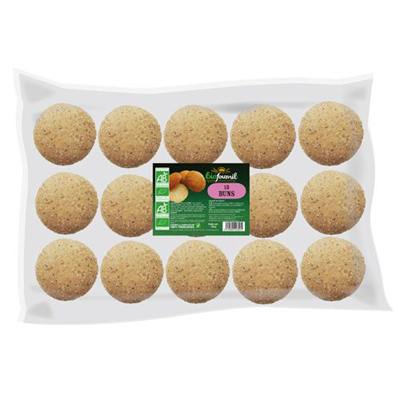 Pain hamburger enfant bio 16 x 30 g biofournil