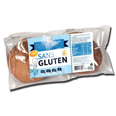 Pain hamburger sans gluten 4 x 95 g la boulangerie des gourmets