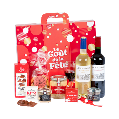 Panier gourmand diner de fete