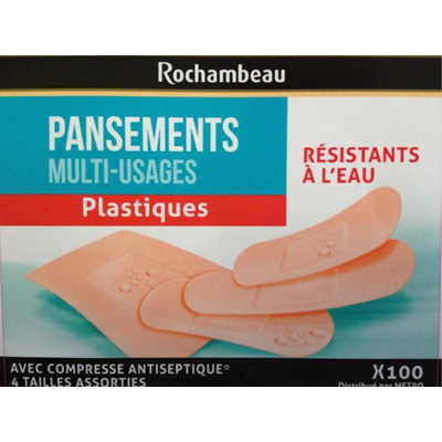 Pansement assortiment x 100 rochambeau