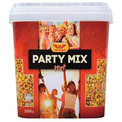 Party mix mélange apéritif 2.5 kg Wings