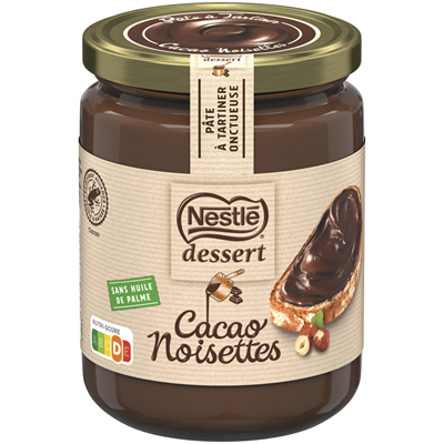 Pate a tartiner au cacao et aux noisettes 340 g nestle dessert