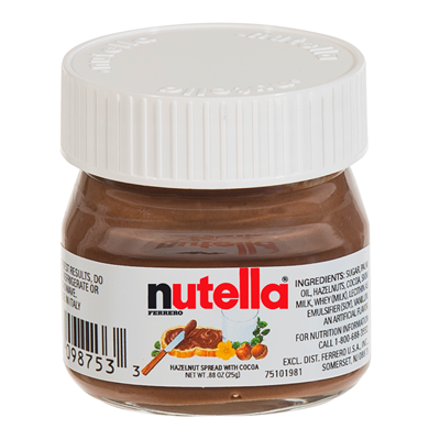 Pate a tartiner mini pot nutella 25 g