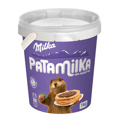 Pate a tartiner patamilka aux noisettes pot 1 kg