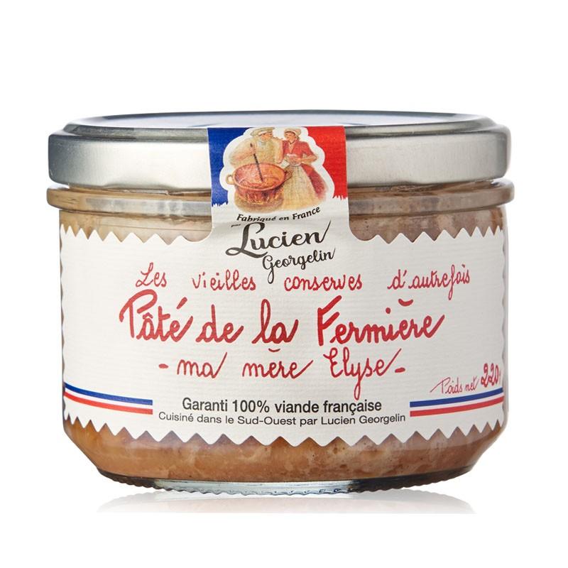 Pate de la fermiere 220g lucien georgelin