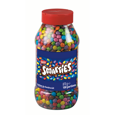 Pepites de chocolat smarties 870 g 1