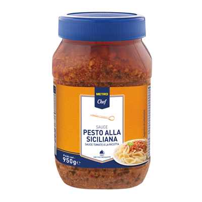 Pesto alla siciliana 950 g metro chef