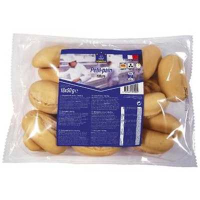 Petit pain precuit nature 18 x 50 g
