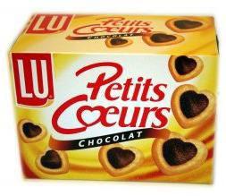 Petits coeurs feuilletes au chocolat 8 x 125 g pour professionnels