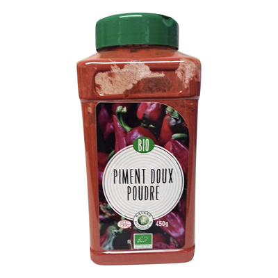 Piment doux en poudre bio 450 g saisse