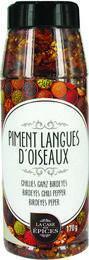 Piment langues oiseaux 170 g la case aux epices