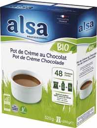 Pot de creme au chocolat bio 520 g 48 rations