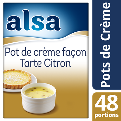 Pot de creme facon tarte citron 800 g 48 portions alsa