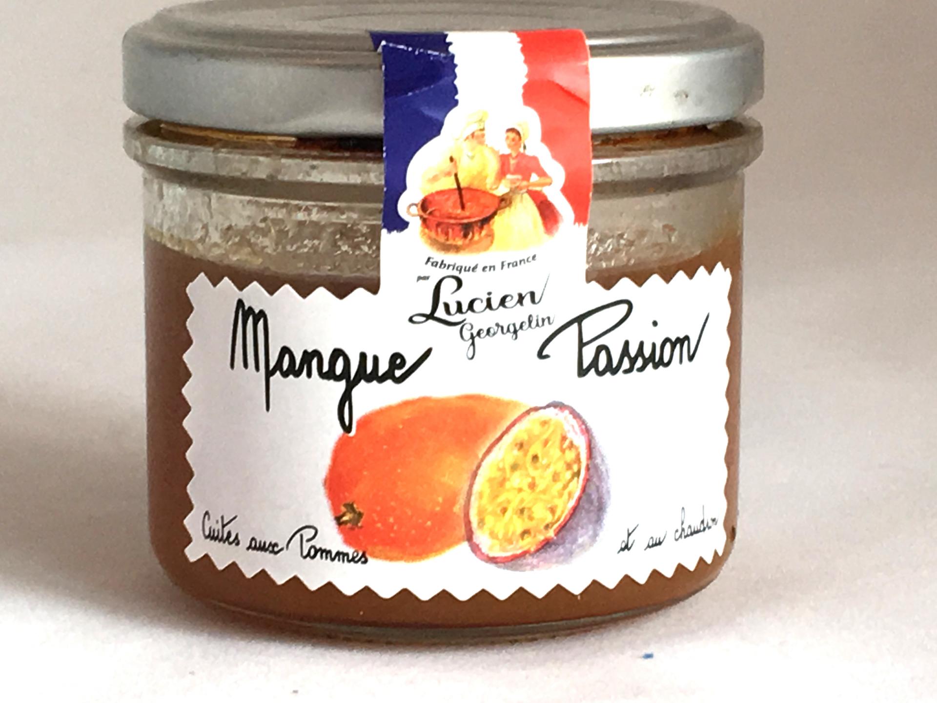 Preparation de fruits mangue fruit de la passion 100g