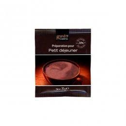 Preparation en poudre pour boisson au cacao en sachet 20 g gusto debrio 1