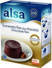 Preparation pour flan au chocolat 1 1 kg 100 r alsa