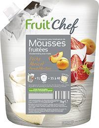 Preparation pour mousse abricot peche 1 kg