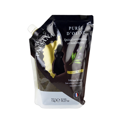 Purée d'olive noire Doypack 1 kg A. Paesana