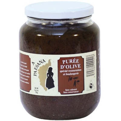 Puree d olives noires 750 g a paesana