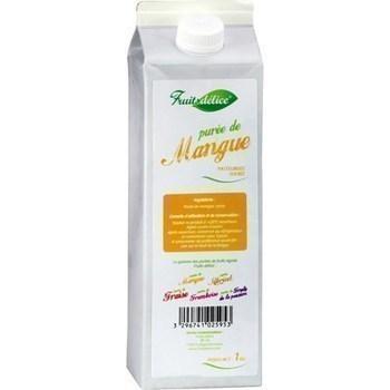 Puree de mangue pasteurisee sucree la brique de 1 kg