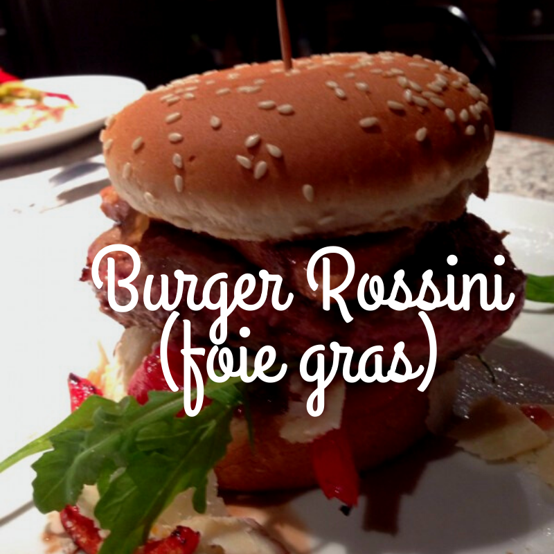Recette burger rossini foie gras