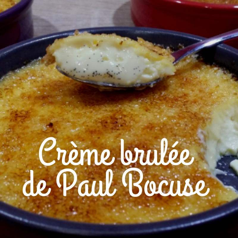 Recette creme brulee de paul bocuse