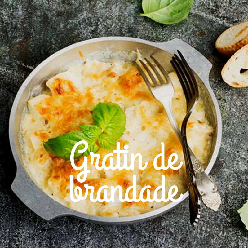 Recette du gratin de brandade sur notre site de vente en ligne de produits du terroir