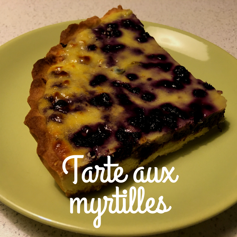 Recette tarte aux myrtilles dans votre boutique d epicerie en ligne