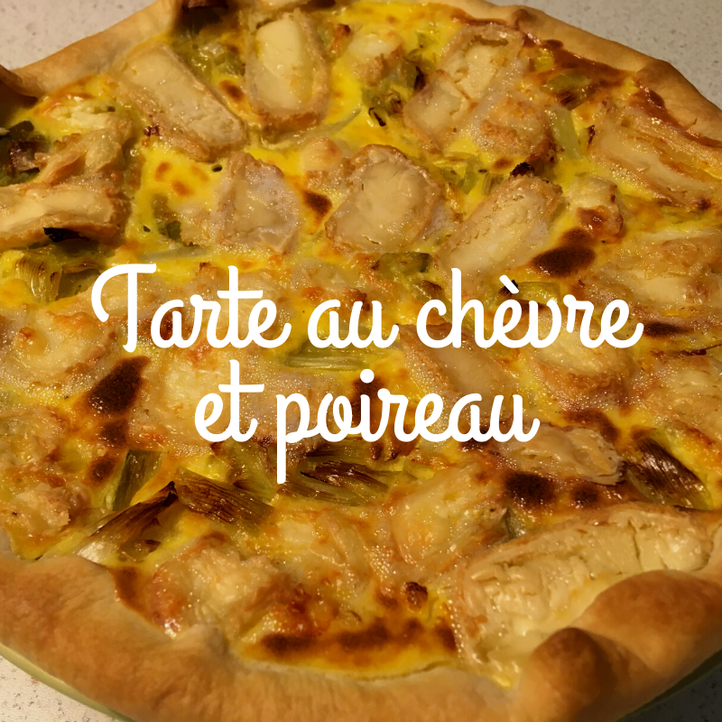 Recette tarte poireau et chevre