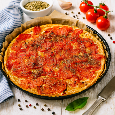 Recette tarte tomate et moutarde