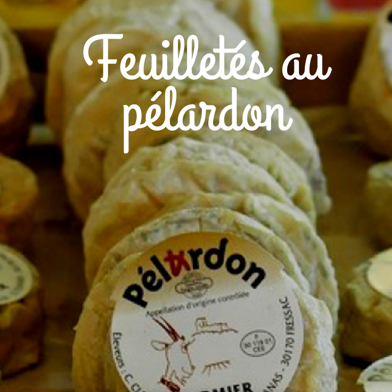 Recettes feuilletes au pelardon