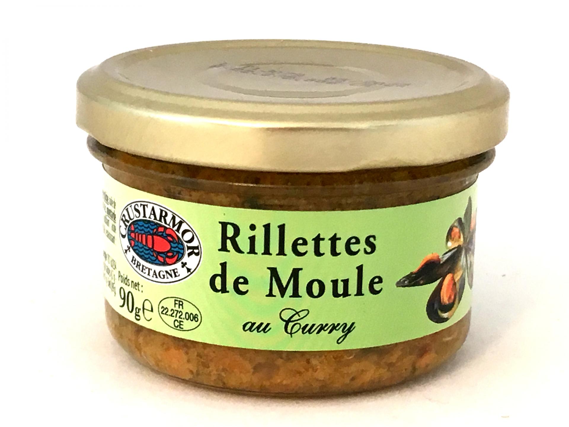 Rillettes de moules au curry 90g 1