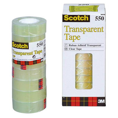 Rouleau adhesif scotch transparent x 8