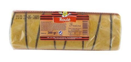 Roules a la fraise 300 g pour professionnels